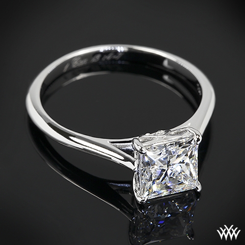 Inara Solitaire Engagement Ring for Princess Cut Diamonds by Vatche