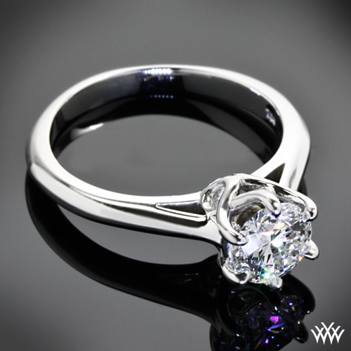 Vatche Swan Solitaire Engagement Ring