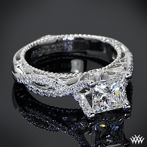 Verragio Pave Twist Diamond Engagement Ring