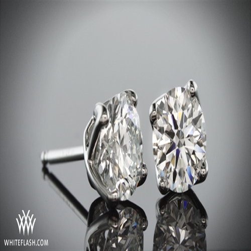 W Prong WG Diamond Studs
