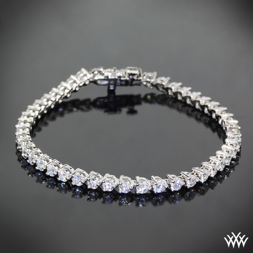 4.00ctw 3-Prong Diamond Tennis Bracelet