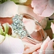 Three Stone Trellis Diamond Engagement Ring