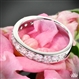 tiffany style Bead-Set Diamond Right Hand Ring