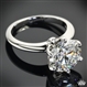 Vatche 6 Prong Knife Edge Solitaire Engagement Ring