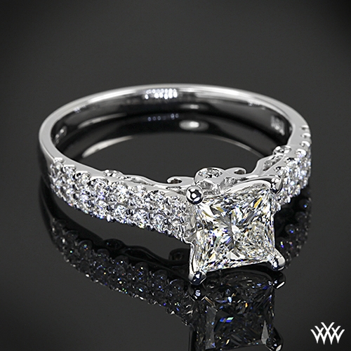 Verragio Dual Row Shared-Prong Diamond Engagement Ring | 35301
