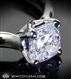 W Prong Princess Cut Solitaire Engagement Ring
