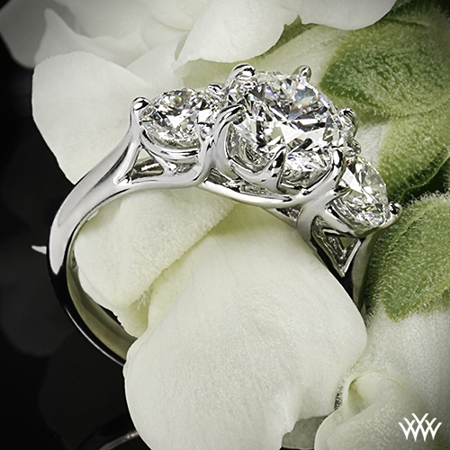 Erflies 3 Stone Engagement Ring 230 Erflies 3 Stone Engagement Ring With 1 512ct Expert Selection Diamond