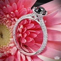 Elena Rounded Pave Diamond Engagement Ring | 2389