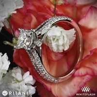 Ritani Classic Split Shank Diamond Engagement Ring