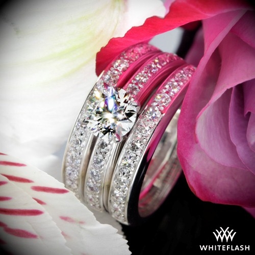Half Eternity "Bead-Set" Diamond Wedding Ring