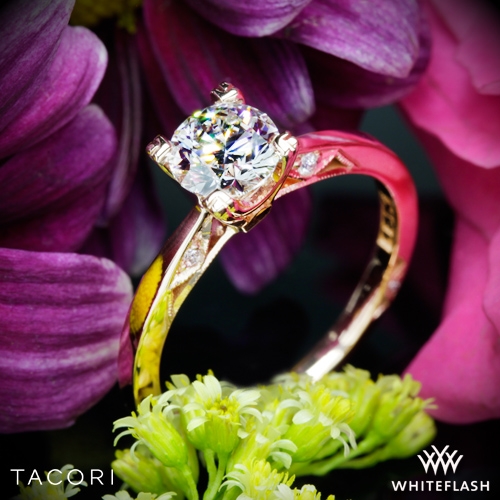 Tacori 2584RD Simply Tacori Flat-Edge Solitaire Engagement Ring