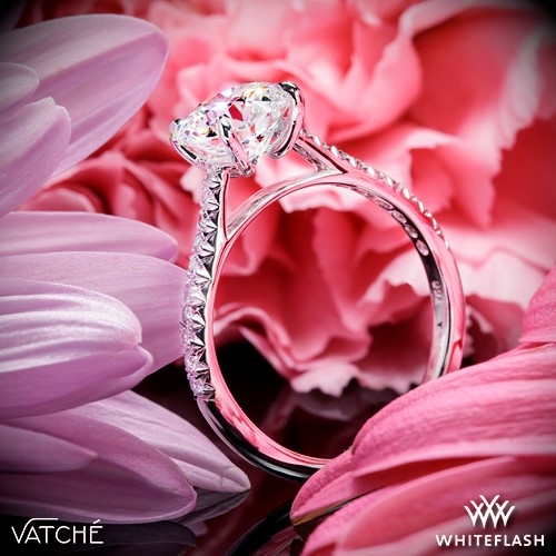 Vatche 1544 Mia Pave Diamond Engagement Ring