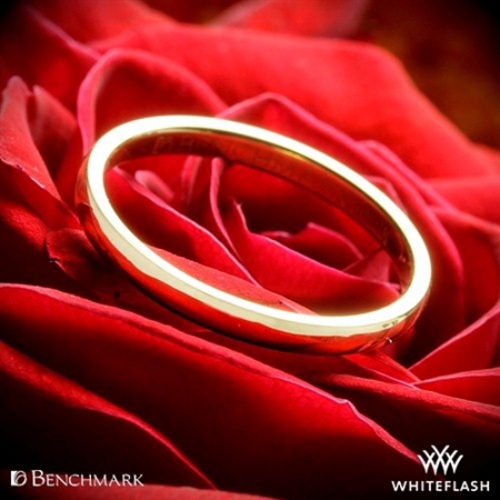 Benchmark Half Round Wedding Ring