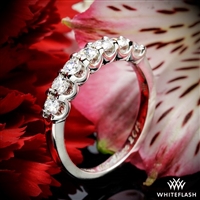 "Annette's U-Prong" 7 Stone Diamond Wedding Ring