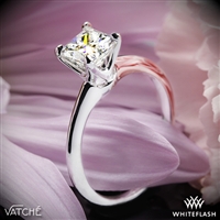 Vatche U-114 "5th Avenue" Solitaire Engagement Ring for Princess Cut Diamonds