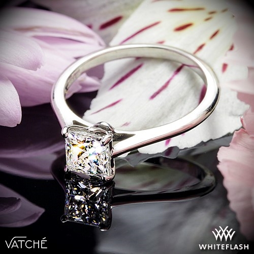 Vatche 1520 Lyric Solitaire Engagement Ring for Princess