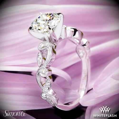 Simon G. TR473 Duchess Diamond Engagement Ring