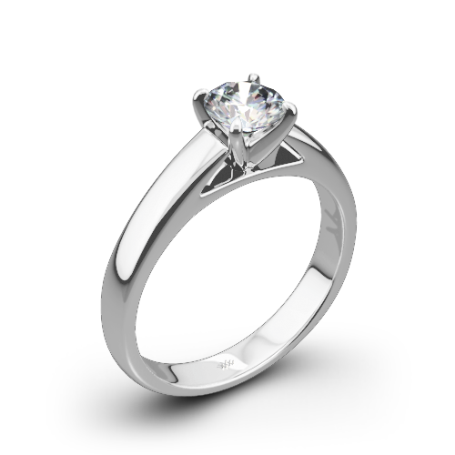 Cathedral Solitaire Engagement Ring