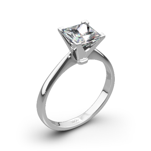 Contemporary Solitaire Engagement Ring for Princess