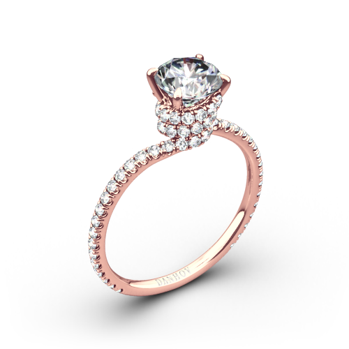 Danhov AE107 Abbraccio Diamond Engagement Ring