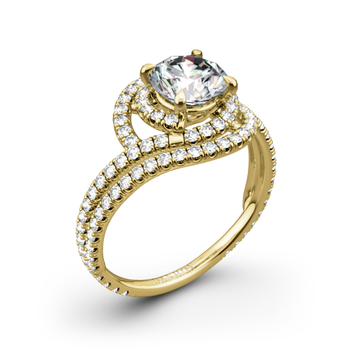 Danhov AE162 Abbraccio Diamond Engagement Ring