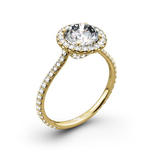 Danhov LE112 Per Lei Diamond Halo Engagement Ring