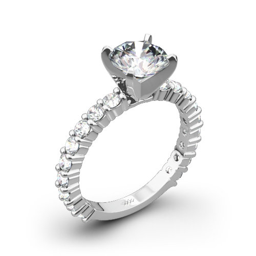 Diamonds for an Eternity Three Quarter Diamond Engagement Ring