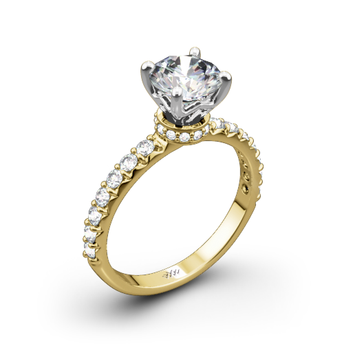 Eternity Wrap Diamond Engagement Ring