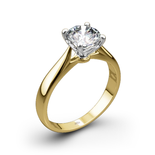 Legato Sleek Line Solitaire Engagement Ring