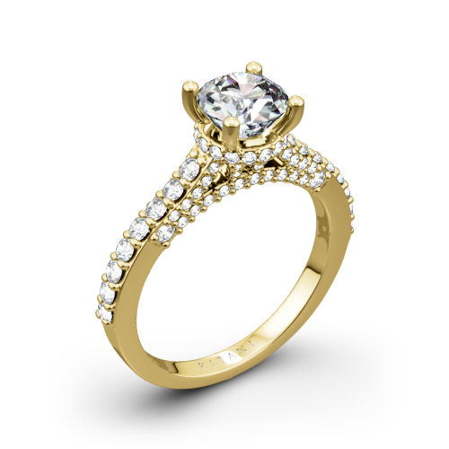 Ritani 1RZ1320 French-Set Diamond Engagement Ring