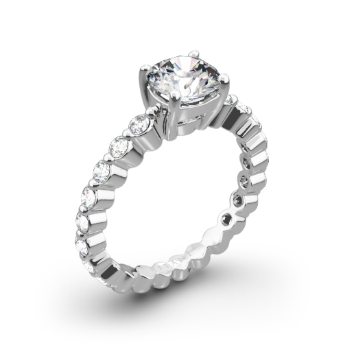 Ritani 1RZ1888 Shared-Prong Diamond Engagement Ring
