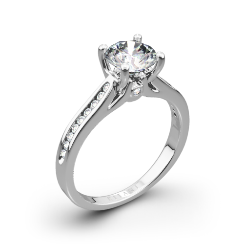 Ritani 1RZ2487 Channel-Set Diamond Engagement Ring