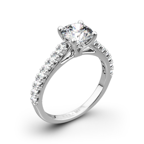 Ritani 1RZ2489 French-Set Diamond Engagement Ring