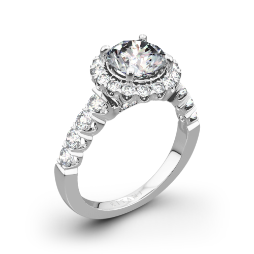 Ritani 1RZ2720 Masterwork Halo Diamond Engagement Ring