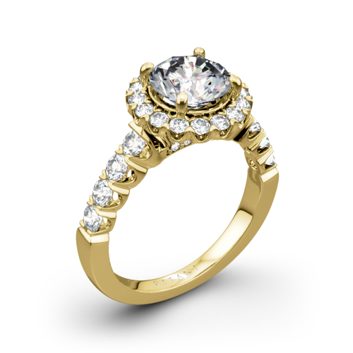 Ritani 1RZ2720 Masterwork Halo Diamond Engagement Ring
