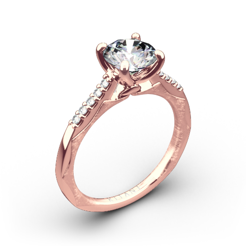 Ritani 1RZ2841 Modern French-Set Diamond Engagement Ring