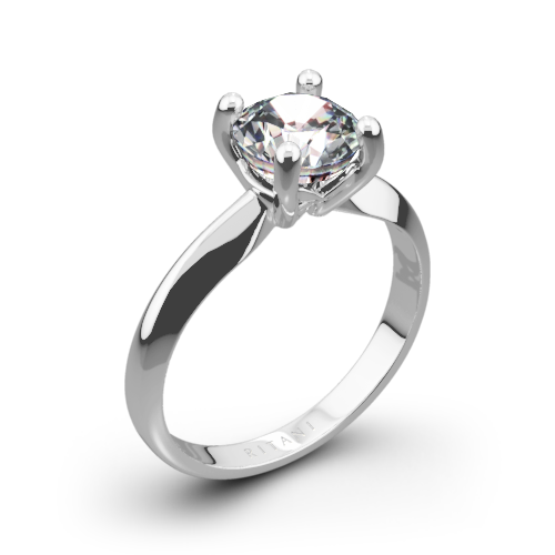 Ritani 1RZ7261 Knife-Edge Solitaire Engagement Ring