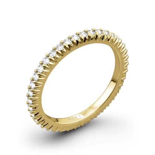 Ritani 33705 Open Micropavé Eternity Diamond Wedding Ring