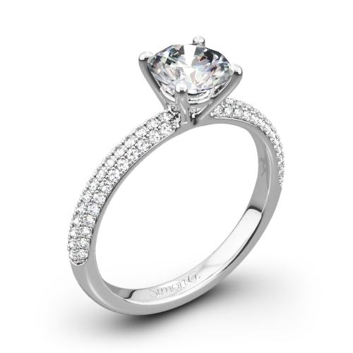 Simon G. LP1935-D Delicate Diamond Engagement Ring