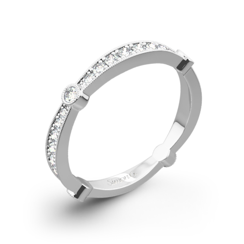 Simon G. MR1546 Delicate Diamond Wedding Ring