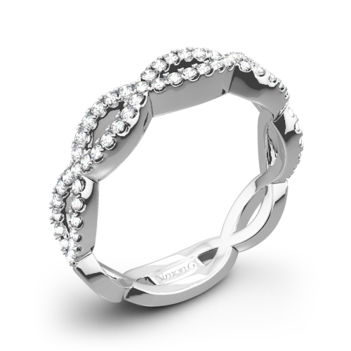 Simon G. MR1596 Fabled Diamond Wedding Ring
