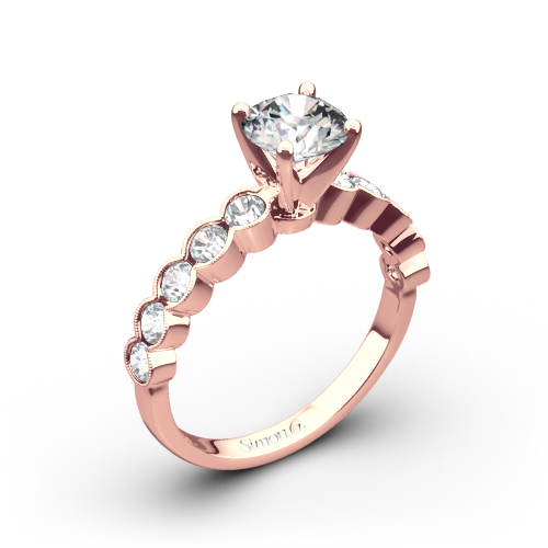 Simon G. MR2566 Caviar Diamond Engagement Ring