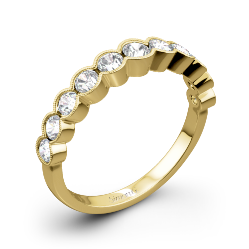 Simon G. MR2566 Caviar Diamond Wedding Ring