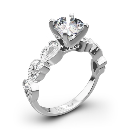 Simon G. TR473 Duchess Diamond Engagement Ring