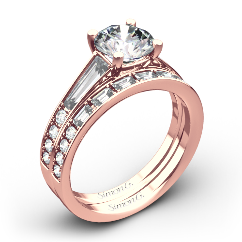 Simon G. MR2220 Duchess Diamond Wedding Set