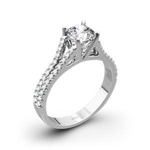 Allegro in D Diamond Engagement Ring