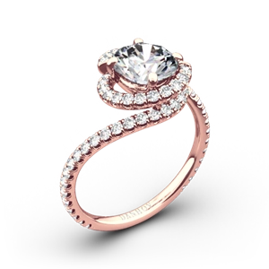 Danhov AE100 Abbraccio Diamond Engagement Ring