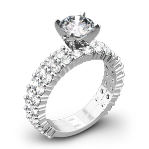 Diamonds for an Eternity Three Quarter Diamond Wedding Set