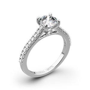 Ritani 1RZ2498 French-Set Diamond Engagement Ring