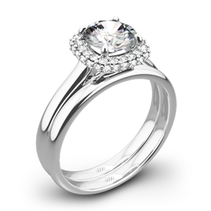 Selene Solitaire Wedding Set